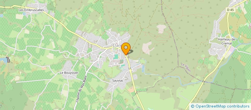 localisation de l'entreprise OUTILS-RESEAUX  CLARET