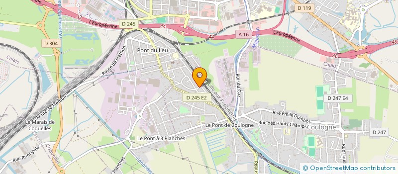 localisation de l'entreprise OUTILS SANS FRONTIERE à CALAIS