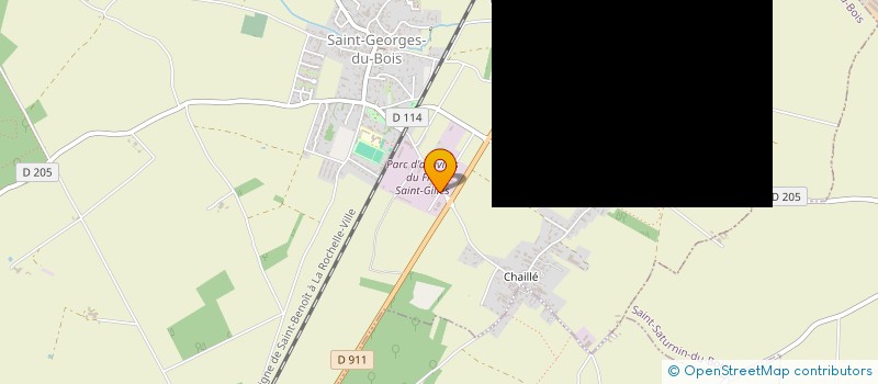 localisation de l'entreprise OUTILSBOIS  SAINT-GEORGES-DU-BOIS