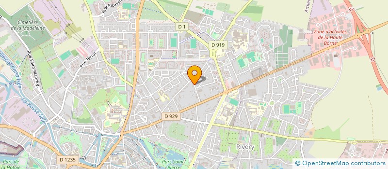 localisation de l'entreprise OUTING  AMIENS