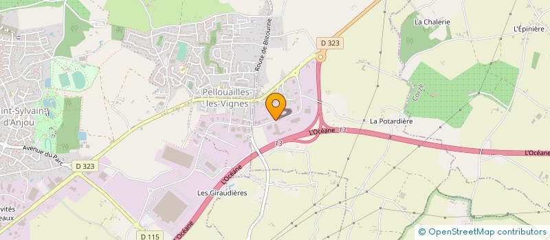 localisation de l'entreprise OUTINOV  RIVES-DU-LOIR-EN-ANJOU