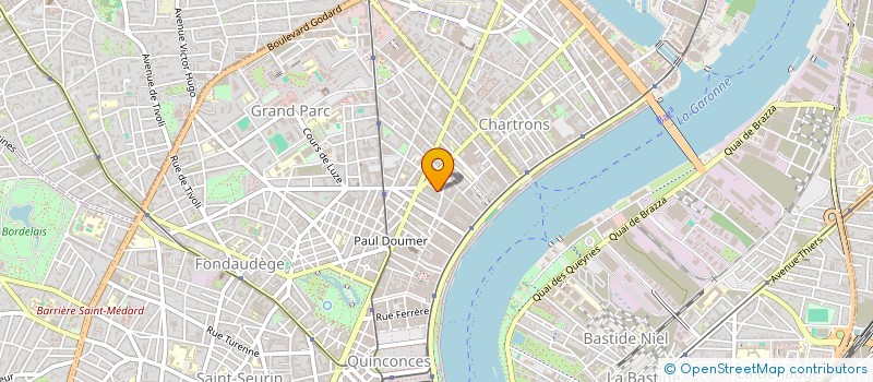 localisation de l'entreprise OUTLINE  BORDEAUX