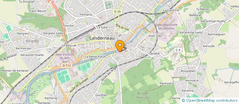 localisation de l'entreprise OUTLINERZ  LANDERNEAU