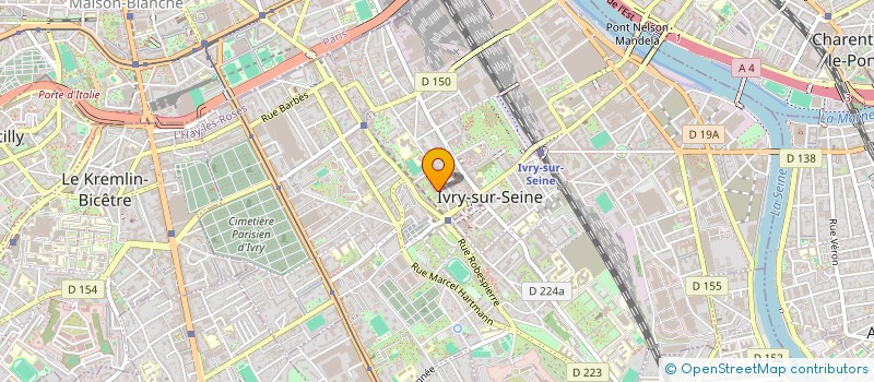 localisation de l'entreprise OUTLINES  IVRY-SUR-SEINE