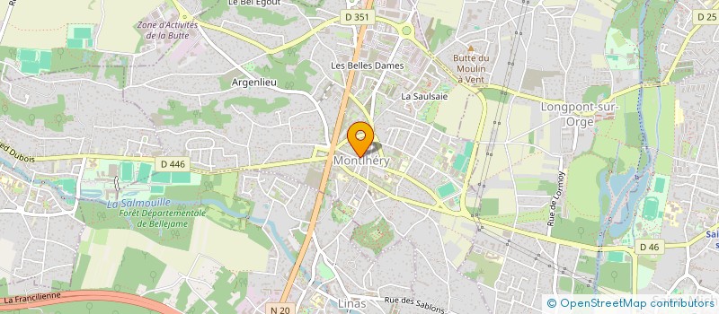 localisation de l'entreprise OUTMALIMENTATION  MONTLHERY