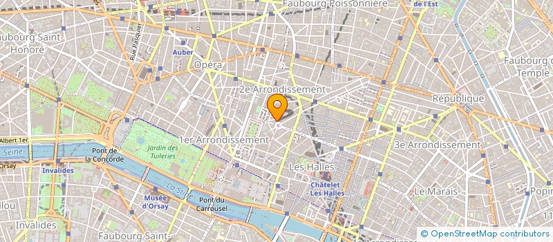 localisation de l'entreprise OUTRE MER à PARIS