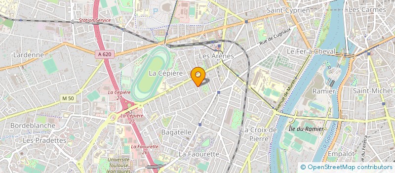 localisation de l'entreprise OUTRE-MER à TOULOUSE