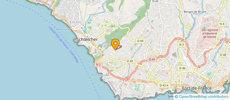 localisation de l'entreprise OUTRE-MER PERFORMANCE  SCHLCHER