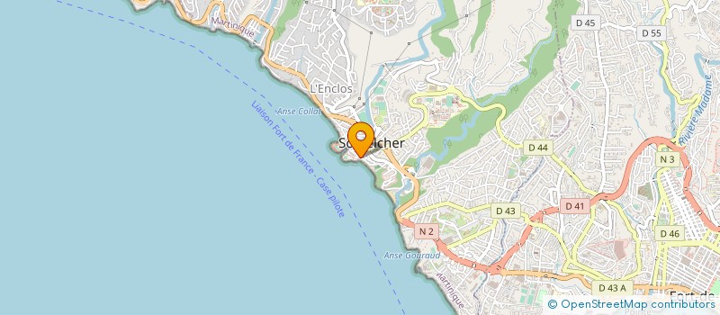 localisation de l'entreprise OUTRE-MER RESTAURATION à SCHŒLCHER