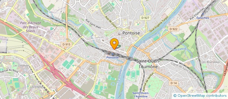 localisation de l'entreprise OUTREBON - COULON INDIVISION  PONTOISE