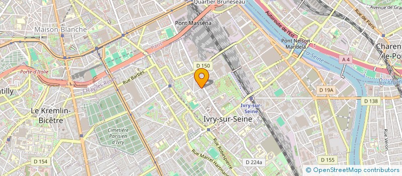 localisation de l'entreprise OUTREGLOT à IVRY-SUR-SEINE
