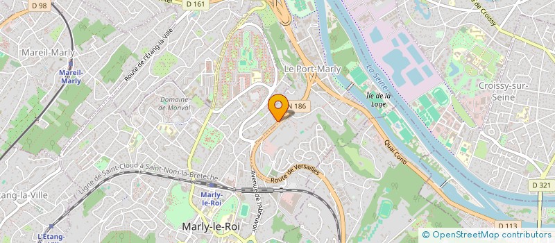 localisation de l'entreprise OUTREMER  MARLY-LE-ROI