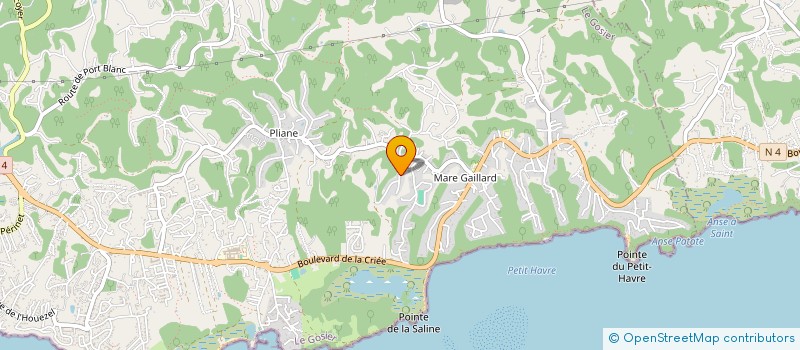 localisation de l'entreprise OUTREMER CONSTRUCTIONS à LE GOSIER