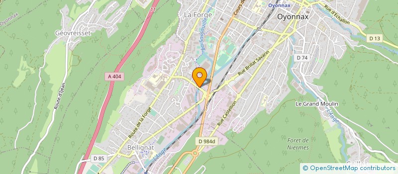 localisation de l'entreprise OUTREMER EXPORTATION à OYONNAX