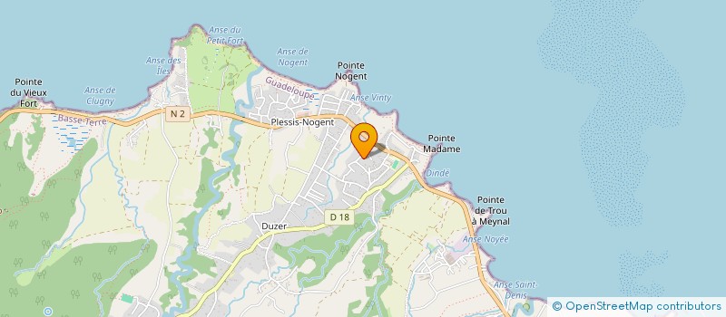 localisation de l'entreprise OUTREMER INGENIERIE à SAINTE-ROSE