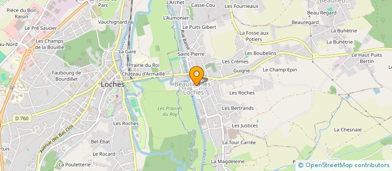localisation de l'entreprise OUTREVOIR à BEAULIEU-LES-LOCHES