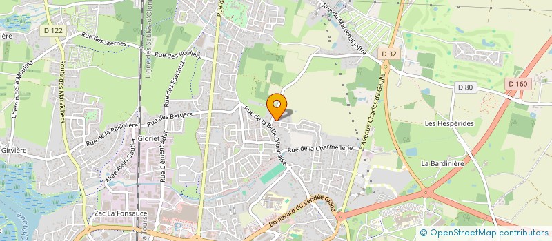 localisation de l'entreprise OUTRO-ASSO à LES SABLES D'OLONNE