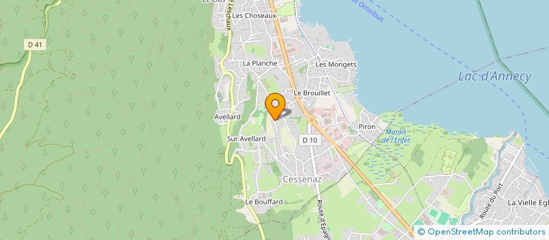 localisation de l'entreprise OUTSIDE MEDIA à SEVRIER