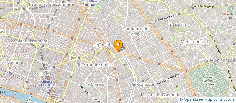 localisation de l'entreprise OUTSIDE THE BOX  PARIS