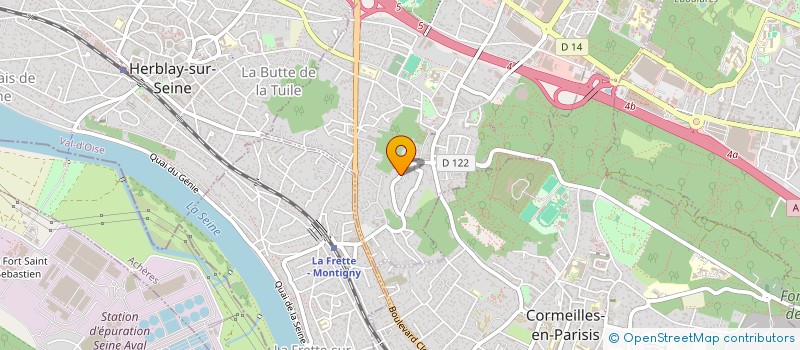 localisation de l'entreprise OUTSIDERS BLUES ROCK  MONTIGNY-LES-CORMEILLES