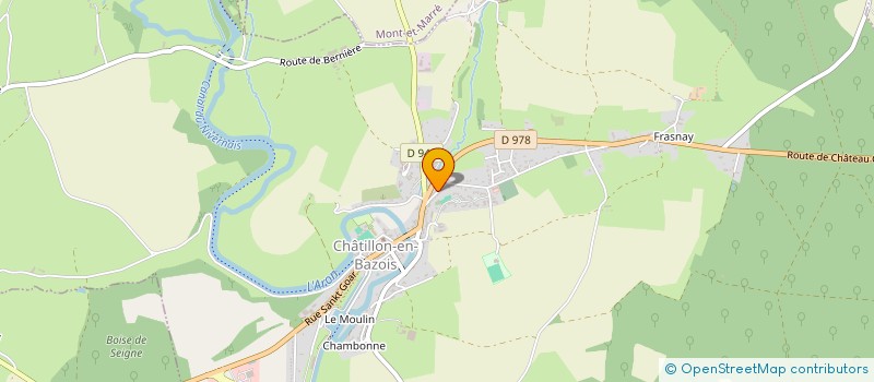 localisation de l'entreprise OUTSIDERZ à CHATILLON-EN-BAZOIS