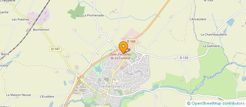 localisation de l'entreprise OUTSPORT 49 à CHOLET