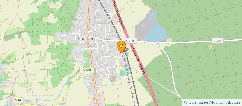 localisation de l'entreprise OUVAROFF EST  HABSHEIM