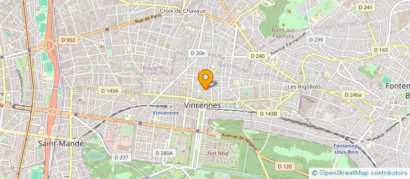 localisation de l'entreprise OUVATONS à VINCENNES