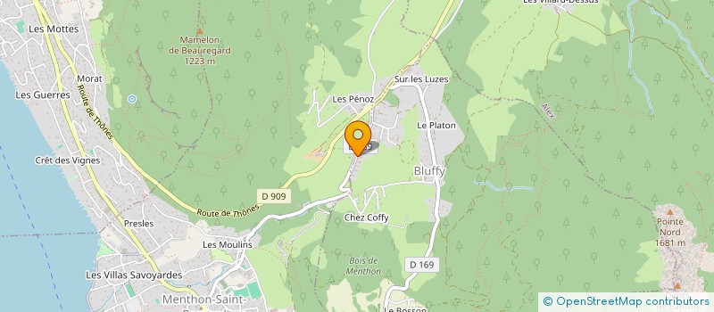 localisation de l'entreprise OUVEA  BLUFFY