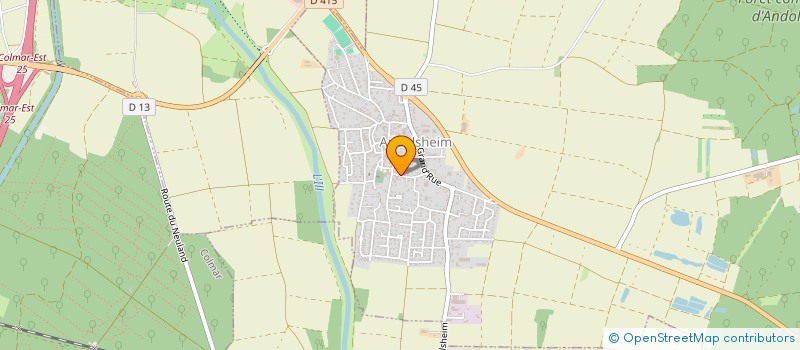localisation de l'entreprise OUVEA  ANDOLSHEIM