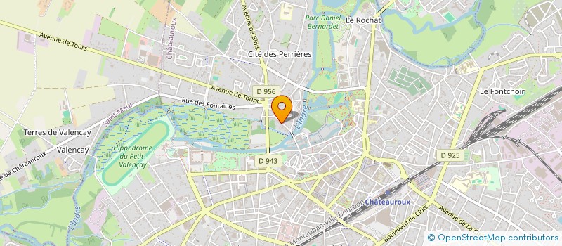 localisation de l'entreprise OUVEA à CHATEAUROUX