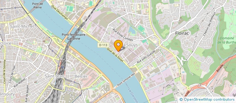 localisation de l'entreprise OUVEA SARL à BORDEAUX