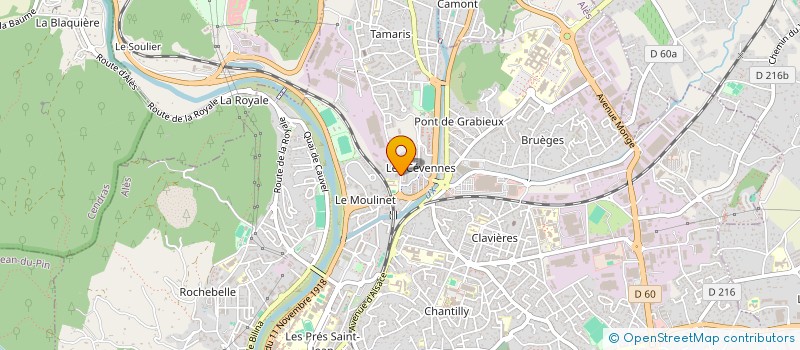 localisation de l'entreprise OUVERTURE  ALES