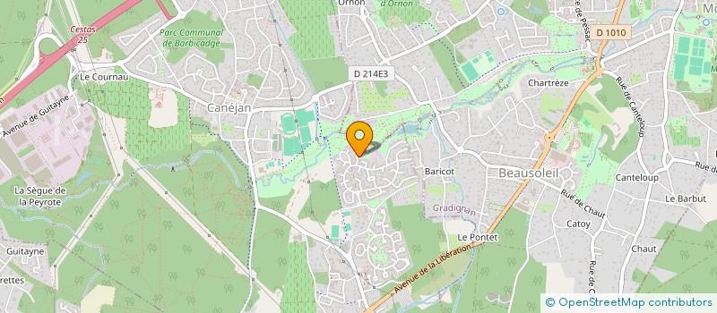 localisation de l'entreprise OUVERTURE AU YOGA à CANEJAN