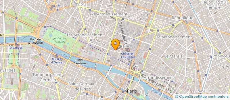 localisation de l'entreprise OUVERTURE CONSEIL EN COMMUNICATION à PARIS
