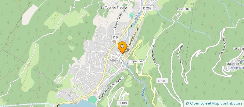 localisation de l'entreprise OUVERTURE D'ESPRIT  CHAMOUSSET