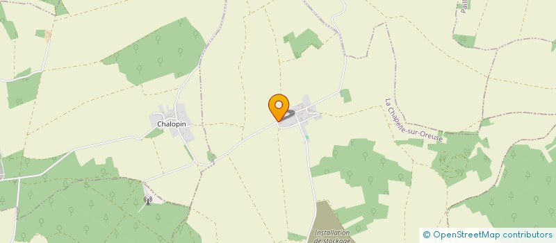 localisation de l'entreprise OUVERTURE ET LUMIERE  LA CHAPELLE-SUR-OREUSE