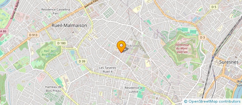 localisation de l'entreprise OUVERTURE ET SOUTIEN POUR ENTREPRENDRE ET REBONDIR à RUEIL-MALMAISON