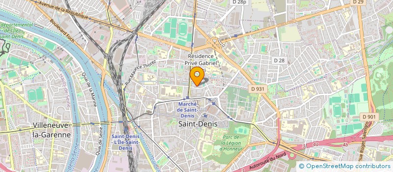 localisation de l'entreprise OUVERTURE PERSPECTIVE AVENIR à SAINT-DENIS