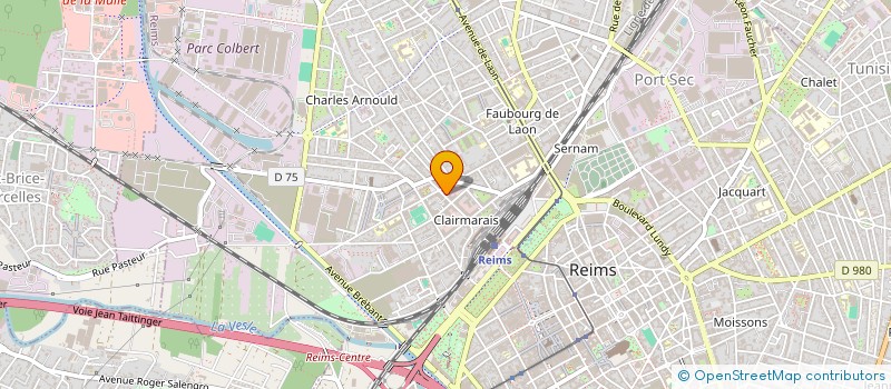 localisation de l'entreprise OUVERTURE POUR LES USAGERS DU SECTEUR 6  REIMS