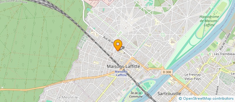 localisation de l'entreprise OUVERTURE PROTECTION ENTRETIEN à MAISONS-LAFFITTE