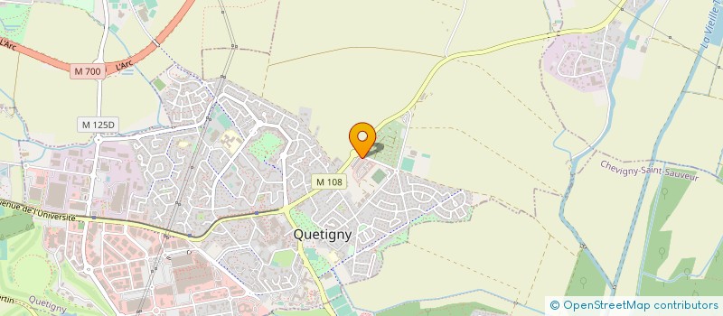 localisation de l'entreprise OUVERTURE RENCONTRES ET EVOLUTION à QUETIGNY