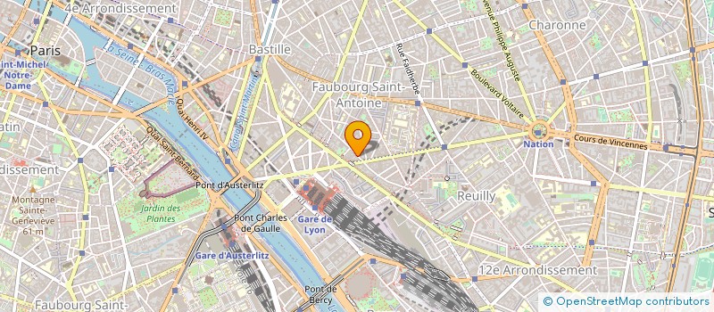 localisation de l'entreprise OUVERTURE SUR MESURE à PARIS