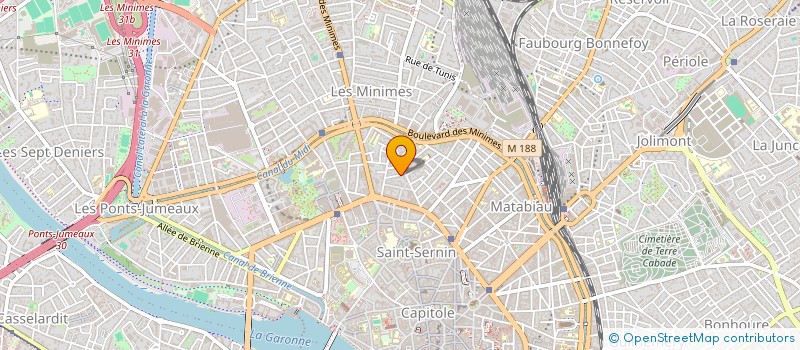localisation de l'entreprise OUVERTURES à TOULOUSE