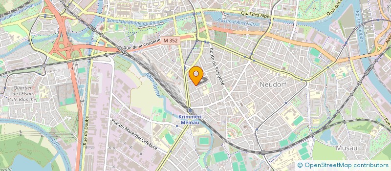 localisation de l'entreprise OUVERTURES à STRASBOURG