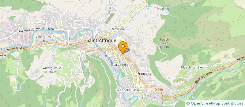 localisation de l'entreprise OUVERTURES  SAINT-AFFRIQUE