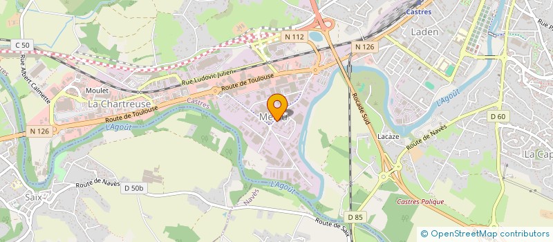 localisation de l'entreprise OUVERTURES 81 à CASTRES
