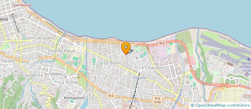 localisation de l'entreprise OUVERTURES AUSTRALE à SAINT-DENIS