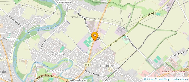 localisation de l'entreprise OUVERTURES NOUVELLE AQUITAINE à NIORT