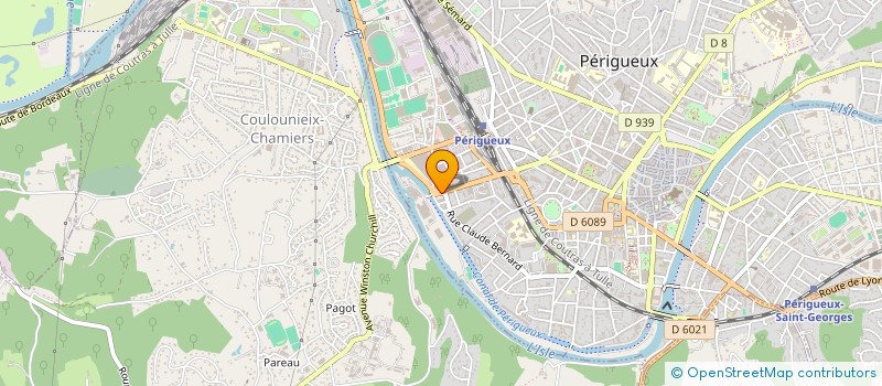localisation de l'entreprise OUVERTURES PERIGOURDINES  PERIGUEUX